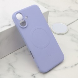 Futrola za iPhone 16 Plus leđa Velvet touch MagSafe - ljubičasta
