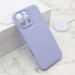 Futrola za iPhone 16 Pro Max leđa Velvet touch MagSafe - ljubičasta
