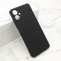 Futrola za Samsung Galaxy A06 leđa Velvet touch MagSafe - crna