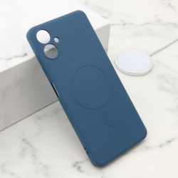Futrola za Samsung Galaxy A06 leđa Velvet touch MagSafe - plava