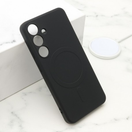 Futrola za Samsung Galaxy S24 leđa Velvet touch MagSafe - crna