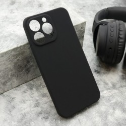 Futrola za iPhone 15 Pro Max leđa Velvet touch - crna