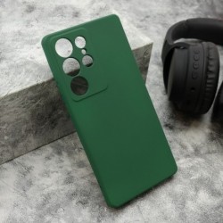 Futrola za Samsung Galaxy S25 Ultra leđa Velvet touch - tamno zelena