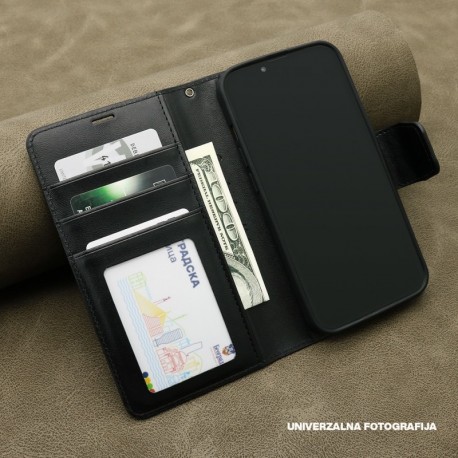 Futrola za Samsung Galaxy A26 preklop sa magnetom bez prozora Hanman - crna