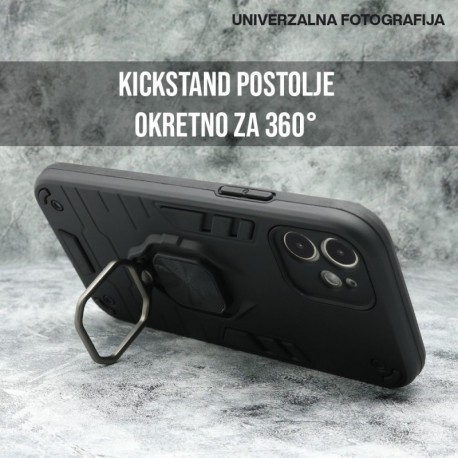 Futrola za Xiaomi Redmi Note 14 Pro 4G leđa Cube ring - crna