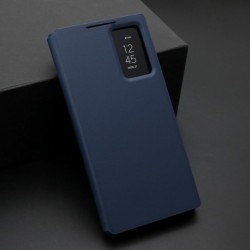 Futrola za Samsung Galaxy S24 Ultra preklop bez magneta sa prozorom Smart window - plava