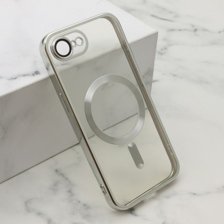 Futrola za iPhone 16e leđa Cam protect MagSafe - srebrna