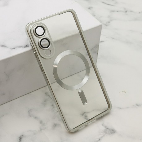 Futrola za Samsung Galaxy S25 Edge leđa Cam protect MagSafe - srebrna