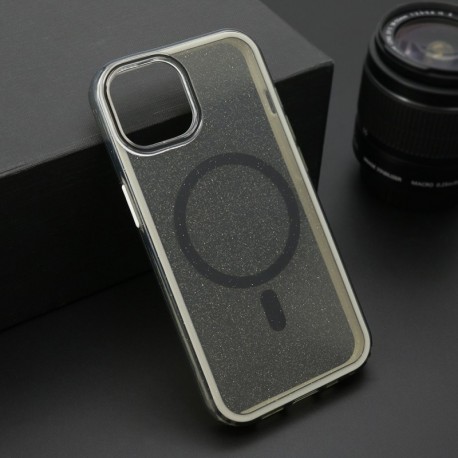 Futrola za iPhone 14 leđa Crystal MagSafe - crna