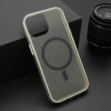 Futrola za iPhone 15 leđa Crystal MagSafe - crna