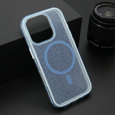 Futrola za iPhone 16 Pro leđa Crystal MagSafe - plava