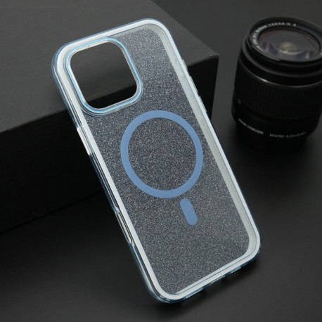 Futrola za iPhone 16 Pro Max leđa Crystal MagSafe - plava