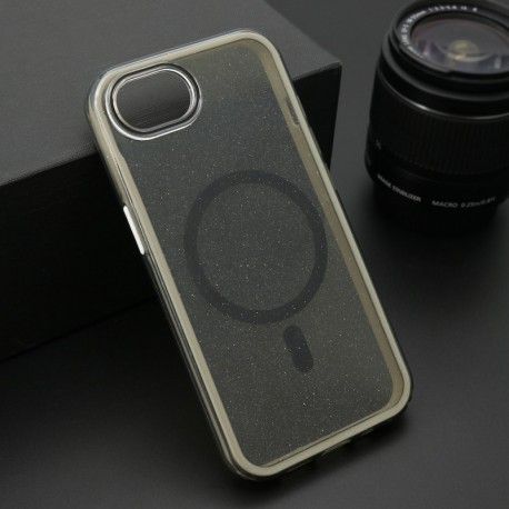 Futrola za iPhone 16e leđa Crystal MagSafe - crna