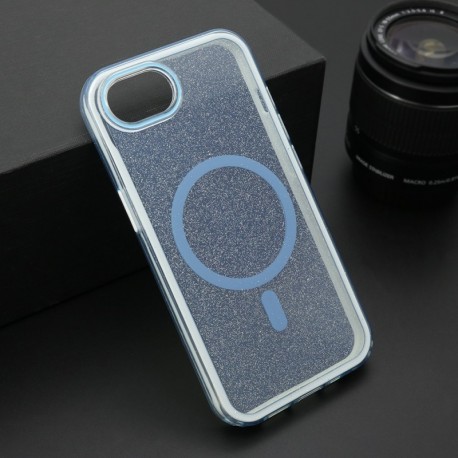 Futrola za iPhone 16e leđa Crystal MagSafe - plava