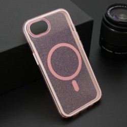 Futrola za iPhone 16e leđa Crystal MagSafe - roza