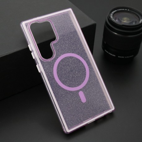 Futrola za Samsung Galaxy S24 Ultra leđa Crystal MagSafe - ljubičasta