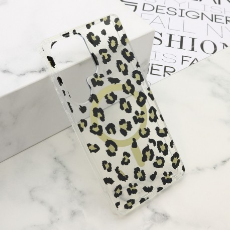 Futrola za Samsung Galaxy S25 Ultra leđa Leopard MagSafe - crna