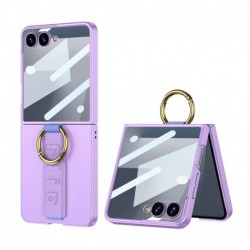 Futrola za Samsung Galaxy Z Flip 7/Flip7 leđa Strap ring case - ljubičasta