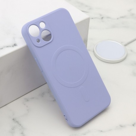 Futrola za iPhone 13 leđa Velvet touch MagSafe - ljubičasta