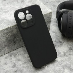 Futrola za iPhone 15 Pro leđa Velvet touch - crna