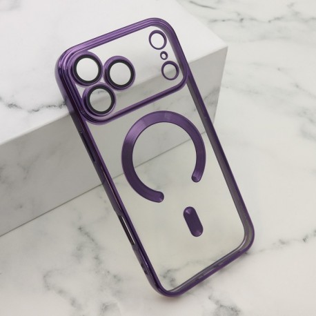 Futrola za iPhone 17 Pro Max leđa Cam protect MagSafe - ljubičasta