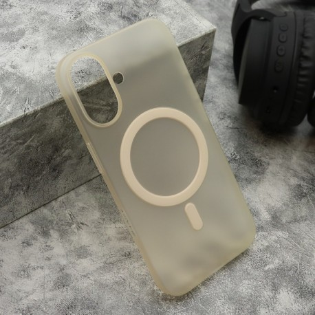 Futrola za iPhone 16 leđa MagSafe matte PC - zlatna