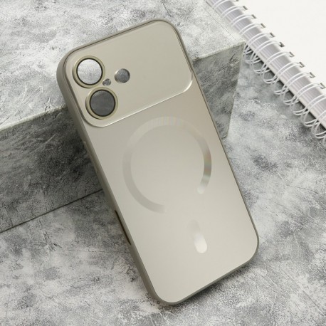 Futrola za iPhone 17 leđa Color metal MagSafe - siva