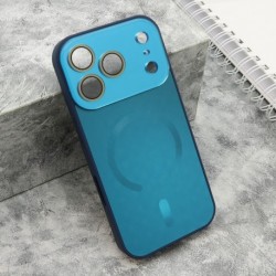 Futrola za iPhone 17 Pro leđa Color metal MagSafe - plava