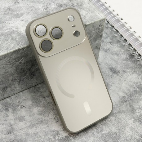 Futrola za iPhone 17 Pro leđa Color metal MagSafe - siva