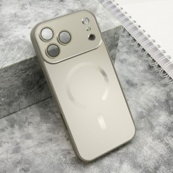 Futrola za iPhone 17 Pro Max leđa Color metal MagSafe - siva
