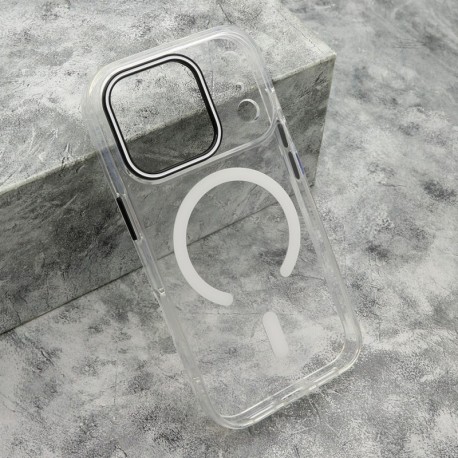 Futrola za iPhone 17 Pro leđa Color ring MagSafe - bela