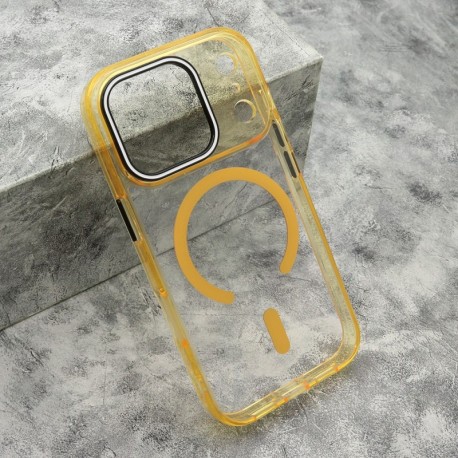 Futrola za iPhone 17 Pro leđa Color ring MagSafe - narandžasta