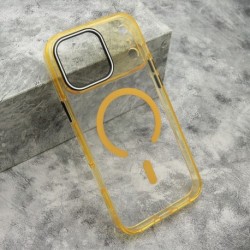 Futrola za iPhone 17 Pro Max leđa Color ring MagSafe - narandžasta