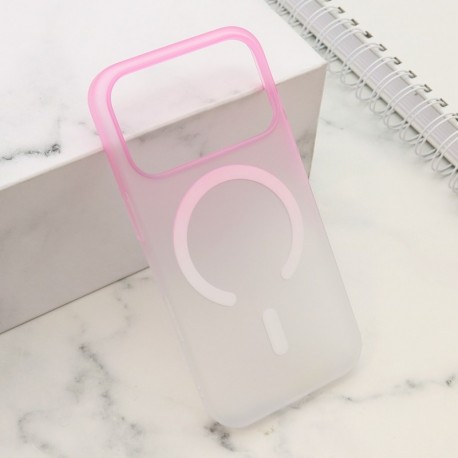 Futrola za iPhone 17 Pro leđa Color whisper MagSafe - roza