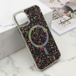 Futrola za iPhone 11 leđa Glam glow MagSafe - crna