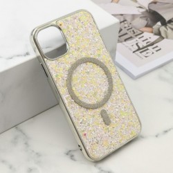 Futrola za iPhone 11 leđa Glam glow MagSafe - zlatna