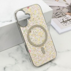 Futrola za iPhone 16 leđa Glam glow MagSafe - zlatna