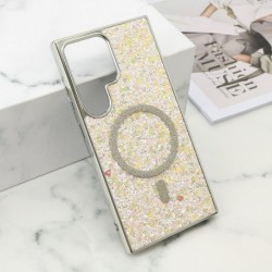 Futrola za Samsung Galaxy S24 Ultra leđa Glam glow MagSafe - zlatna