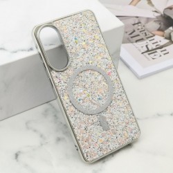 Futrola za Samsung Galaxy S25 Edge leđa Glam glow MagSafe - zlatna