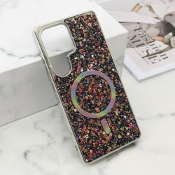 Futrola za Samsung Galaxy S25 Ultra leđa Glam glow MagSafe - crna