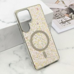 Futrola za Samsung Galaxy S25 Ultra leđa Glam glow MagSafe - zlatna