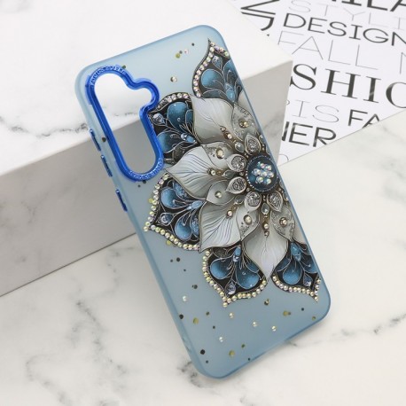 Futrola za Samsung Galaxy A55 leđa Lotus - plava