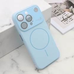 Futrola za iPhone 15 Pro leđa Pastel dreams MagSafe - plava