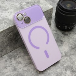 Futrola za iPhone 14 leđa Pastel pop MagSafe - ljubičasta