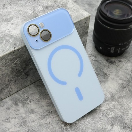 Futrola za iPhone 14 leđa Pastel pop MagSafe - plava