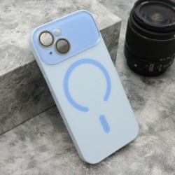 Futrola za iPhone 15 leđa Pastel pop MagSafe - plava