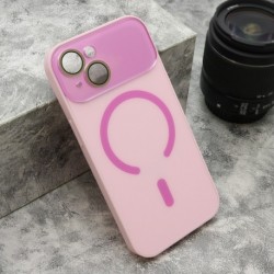 Futrola za iPhone 15 leđa Pastel pop MagSafe - roza