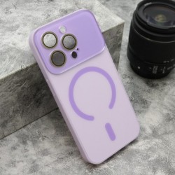 Futrola za iPhone 15 Pro leđa Pastel pop MagSafe - ljubičasta