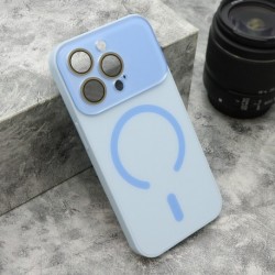 Futrola za iPhone 15 Pro leđa Pastel pop MagSafe - plava