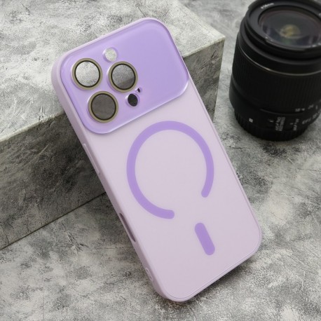 Futrola za iPhone 16 Pro leđa Pastel pop MagSafe - ljubičasta